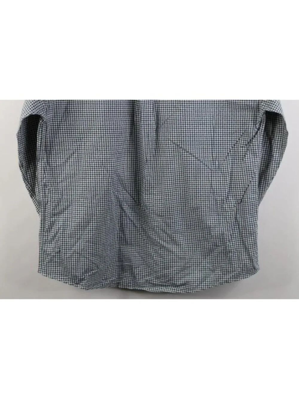 Vintage 90s Streetwear Mens Large Houndstooth Collared Button Down Shirt Cotton